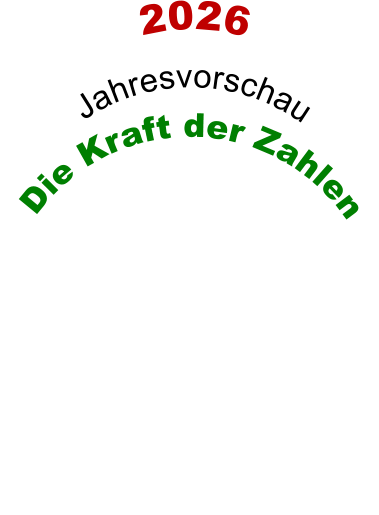 Die Kraft der Zahlen Jahresvorschau 2026